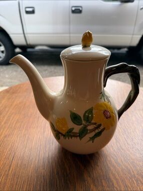 Franciscan Meadow rose coffee pot rare